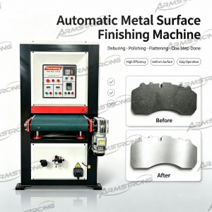 Back Plate Duburring Polishing Flattening Machine