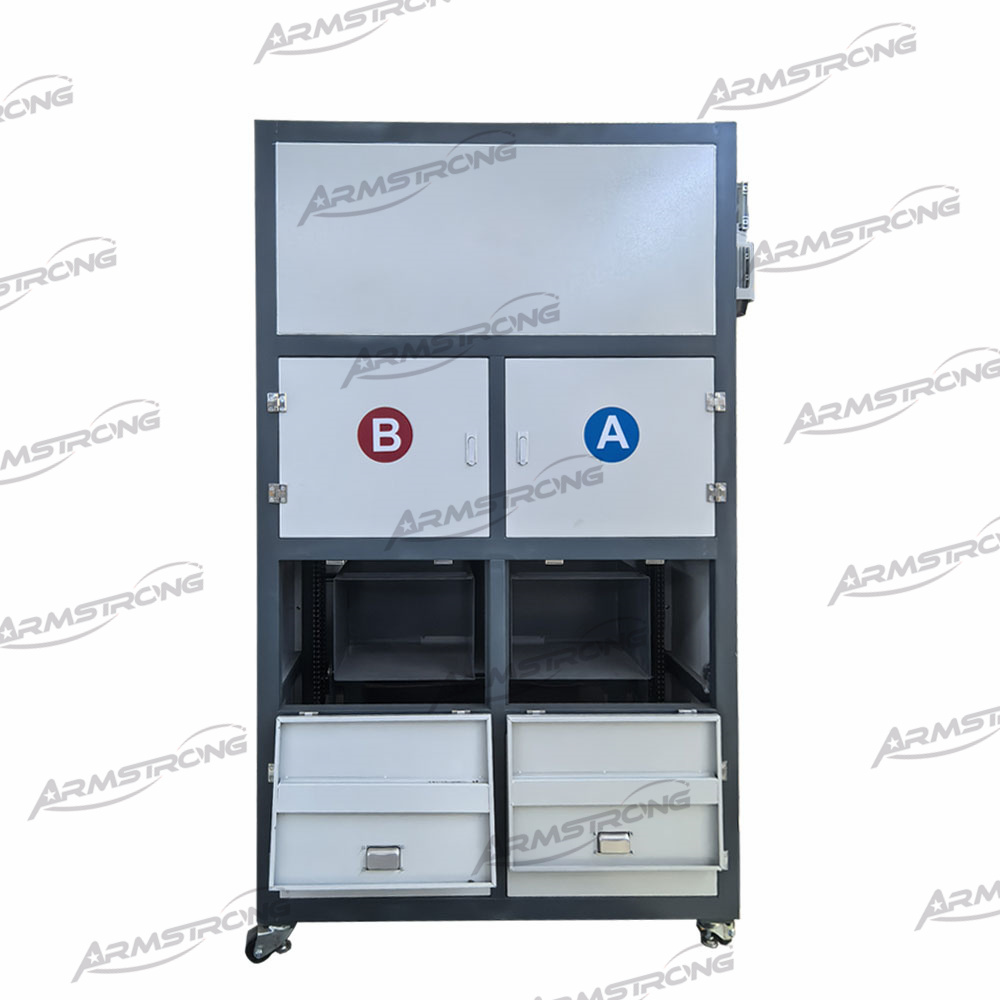 automatic dosing system for brake pad mixing material