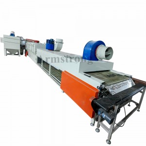 Automatic powder coating line