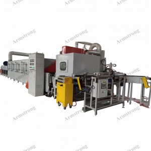 Automatic powder coating line