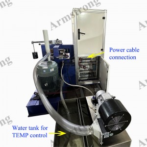Constant speed friction material test machine
