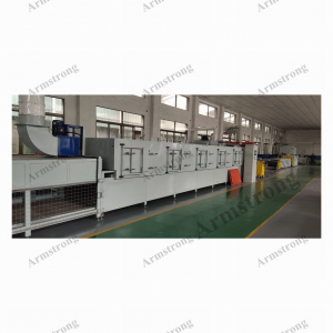 Automatic powder coating line