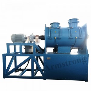 1200L plow and rake mixing machine